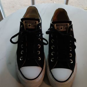 Converse Black Platform All Star